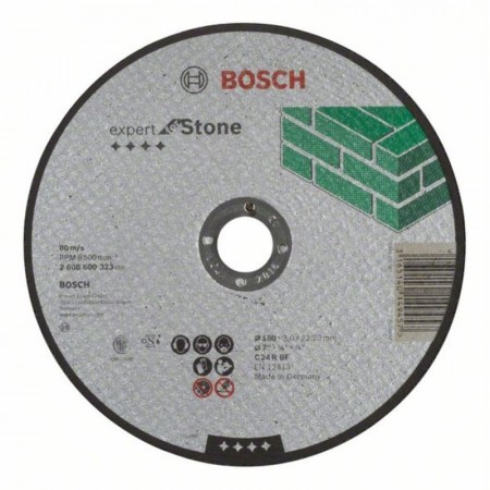 Прямой отрезной круг по камню 180×22.23×3.0 мм C 24 R BF Expert Bosch 2608600323