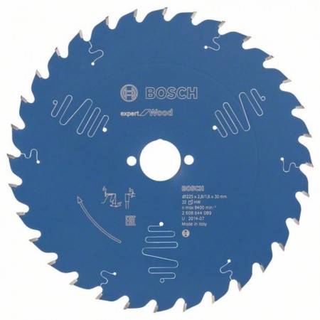 Пильный диск по дереву Expert for Wood 225x30x2.6/1.6x32T Bosch 2608644089