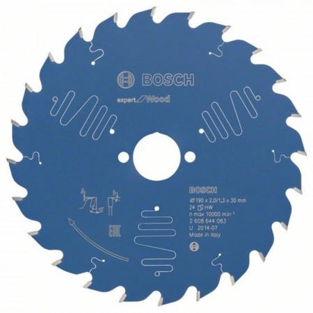 Пильный диск по дереву Expert for Wood 190x30x2/1.3x24T Bosch 2608644083