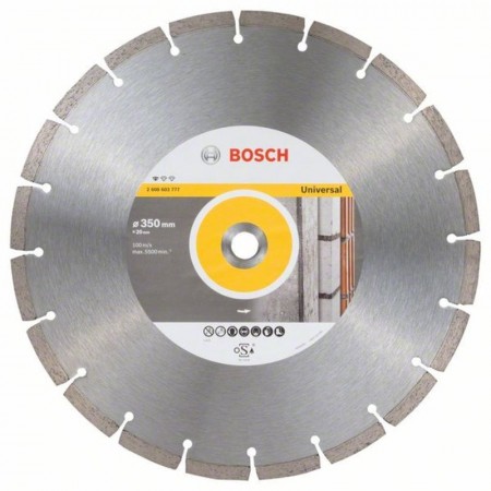 Алмазный диск универсальный Standard for Universal 350x20x3,1×10 мм Bosch 2608603777