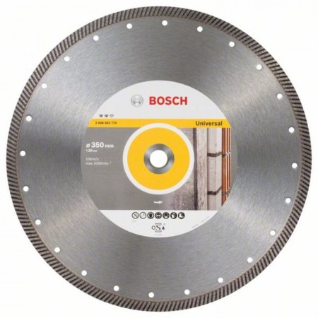 Алмазный диск универсальный Expert for Universal Turbo 350x20x3,2×12 мм Bosch 2608603775