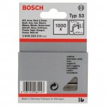 Скобы 1000 шт TИП 53; 6 мм из нержавейки Bosch 2609200214