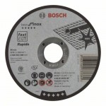 Прямой отрезной круг по нержавеющей стали 115×22.23×0.8 мм A 60 W INOX BF Best for Inox Bosch 2608603486