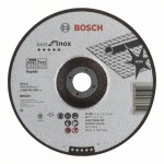 Вогнутый отрезной круг по нержавеющей стали 180×22.23×1.6 мм A 46 V INOX BF Best for Inox Bosch 2608603499