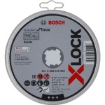 Отрезной диск (125x1x22.23 мм; прямой; 10 шт) по нержавейке X-LOCK Bosch 2608619267