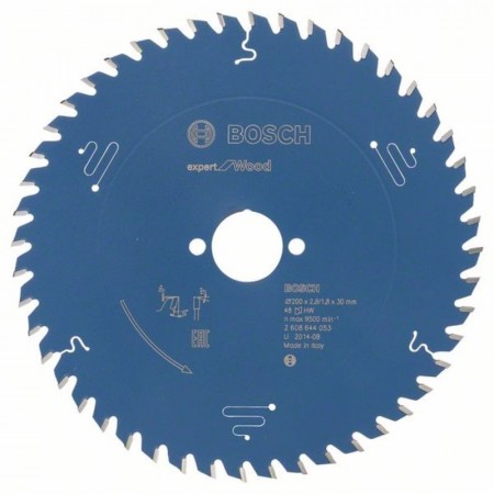 Пильный диск по дереву Expert for Wood 200x30x2.8/1.8x48T Bosch 2608644053