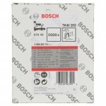 Скобы 5000 шт; TK40 25G; 25 мм для GTK 40 Bosch 2608200702