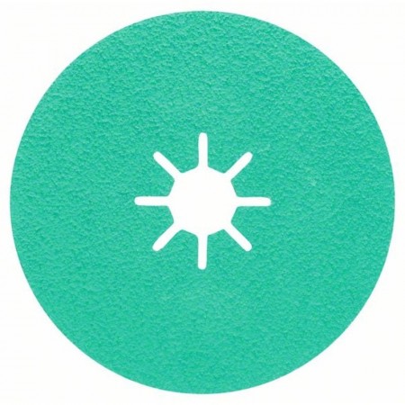 Шлифовальный круг фибровый по стали Best for Inox для УШМ (125×22.23 мм; К60; 1 шт) Bosch 2608608312
