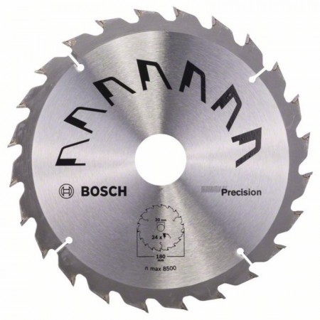 Пильный диск по дереву 180x30x2.5 мм T24 PRECISION Bosch 2609256860