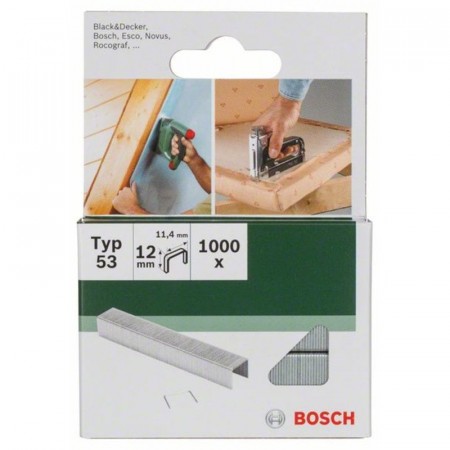 Скобы 1000 шт TИП 53; 12 мм Bosch 2609255822