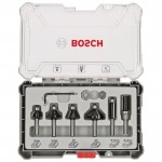 Набор кромочных фрез (6 мм; 6 шт) Bosch 2607017468