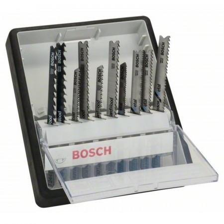 Набор Robust Line из 10 пилок по дереву и металлу Wood and Metal Bosch 2607010542