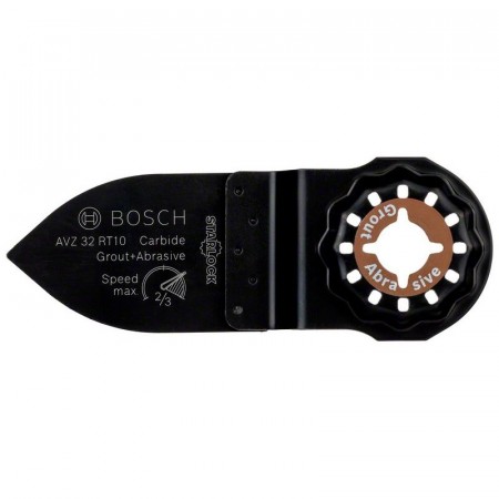 Насадка шлифовальная пластина AVZ32 RT10 (32×50 мм) Starlock Bosch 2609256D51