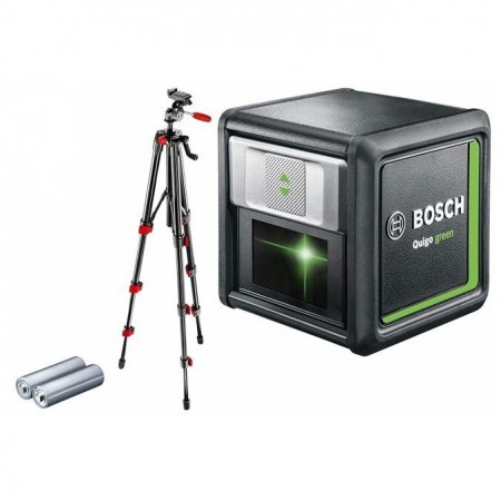 Линейный лазерный нивелир Bosch Quigo Green + tripod 0603663C01