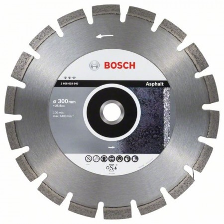 Алмазный диск по асфальту Best for Asphalt 300×20/25,4×3,2×12 мм Bosch 2608603640