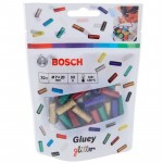 Клеевые стержни для ручки Gluey 7×20 мм 70 шт. с блестками Bosch 2608002006