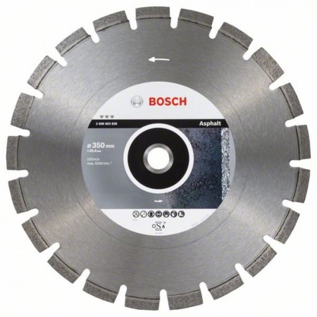Алмазный диск по асфальту Best for Asphalt 350×25,4×3,2×12 мм Bosch 2608603828