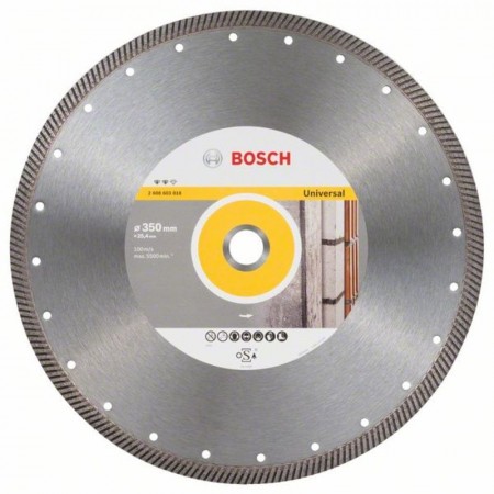 Алмазный диск универсальный Expert for Universal Turbo350x25,4×2,2×12 мм Bosch 2608603818