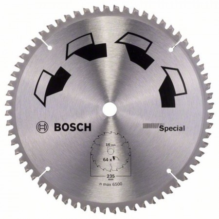 Пильный диск по дереву 235x30x2.5 мм T64 SPECIAL Bosch 2609256899