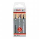 Набор лобзиковых пилок дерево14+1 (9xT144DP,5xT101BF+1xT144DHM) Bosch 2607011436