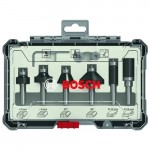 Набор кромочных фрез (8 мм; 6 шт) Bosch 2607017469