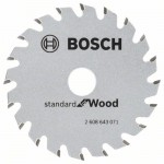 Пильный диск по дереву 85×15 мм 20Т Standart Wood Bosch 2608643071