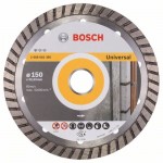Алмазный диск по стройматериалам Standard for Universal Turbo 150×22,23×2,5×10 мм Bosch 2608602395
