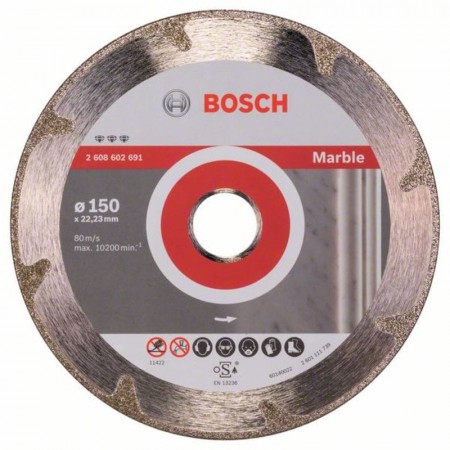 Алмазный диск по мрамору Best for Marble 150×22,23×2,2×3 мм Bosch 2608602691