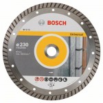 Алмазный диск по стройматериалам Standard for Universal Turbo 230×22,23×2,5×10 мм (10 шт) Bosch 2608603252
