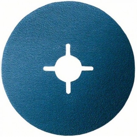 Шлифовальный круг фибровый по металлу R574 Best for Metal для УШМ (125×22.23 мм; К80; 1 шт) Bosch 2608606734
