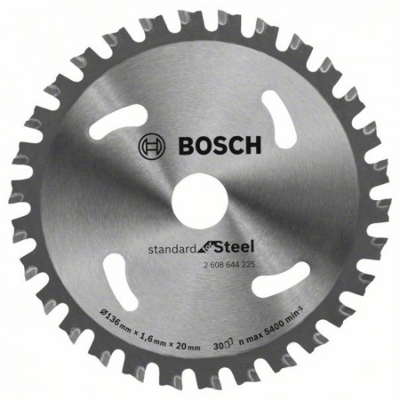 Пильный диск Standard for Steel 136x20x1.6/1.2x30T Bosch 2608644225