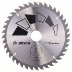 Пильный диск по дереву 190×30/20×2.2 мм T40 STANDARD Bosch 2609256821