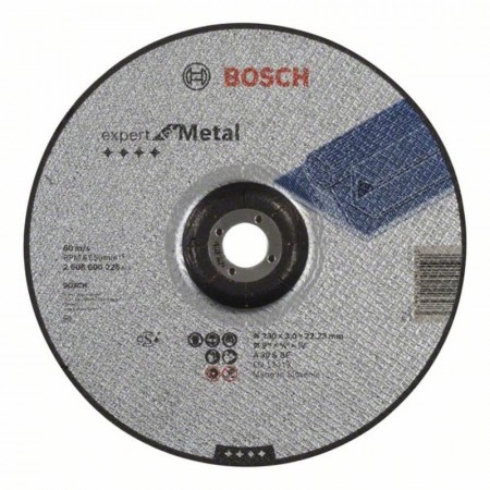 Вогнутый отрезной круг по металлу 230×22.23×3.0 мм A 30 S BF Expert Bosch 2608600226