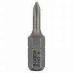 3 биты Extra Hard 25 мм PH0 Bosch 2607001506