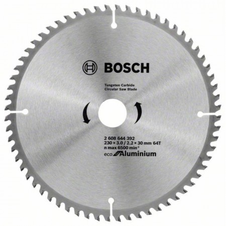 Пильный диск по алюминию ECO ALU/Multi 230×30-64T Bosch 2608644392