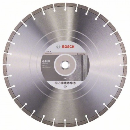 Алмазный диск по бетону Best for Concrete 450×25,4×3,6×12 мм Bosch 2608602660