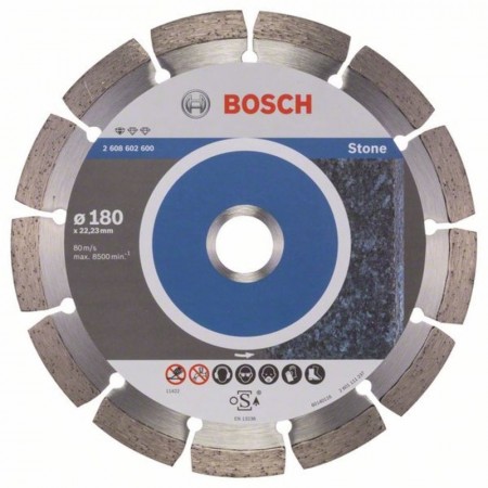 Алмазный диск по камню Standard for Stone 180×22,23x2x10 мм Bosch 2608602600