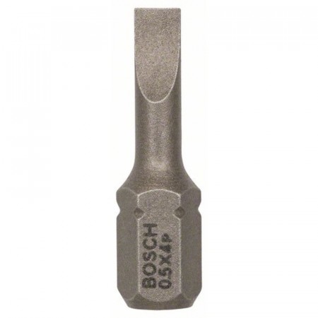 25 бит Extra Hard 25 мм S 0.5×4.0 Bosch 2607001458