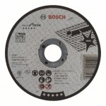 Прямой отрезной круг по нержавеющей стали 125×22.23×2.5 мм A 30 V INOX BF Best for Inox Bosch 2608603504