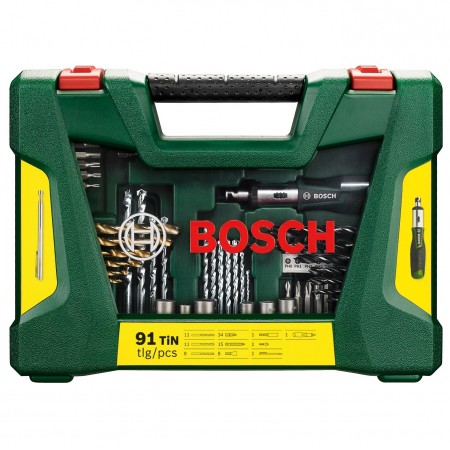 Набор принадлежностей V-line (91 шт) Bosch 2607017195