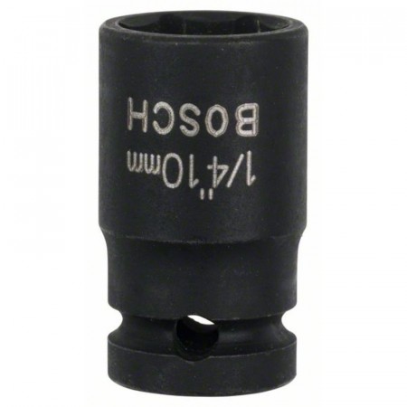 Ударная головка 10 мм Наружный квадрат 1/4″ М6 Bosch 1608551006