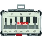 Набор пазовых фрез (1/4″; 6 шт) Bosch 2607017467