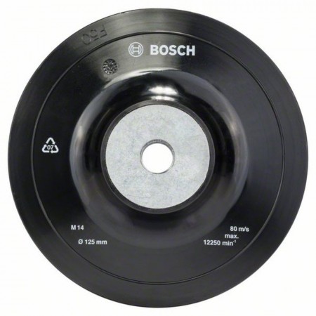 Тарелка опорная резиновая для УШМ (М14; 125 мм) Bosch 1608601033