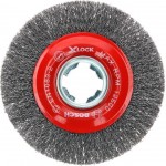 Кольцевая щетка для УШМ (115 мм; сталь; 0.3 мм) витая X-LOCK Bosch 2608620732