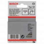 Скобы 1000 шт TИП 53; 8 мм из нержавейки Bosch 2609200215